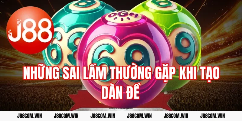 Những sai lầm thường gặp khi tạo dàn đề